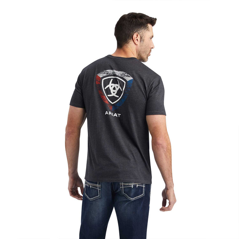 ARIAT Men's WDGRN Shield SS T-Shirt 10042649
