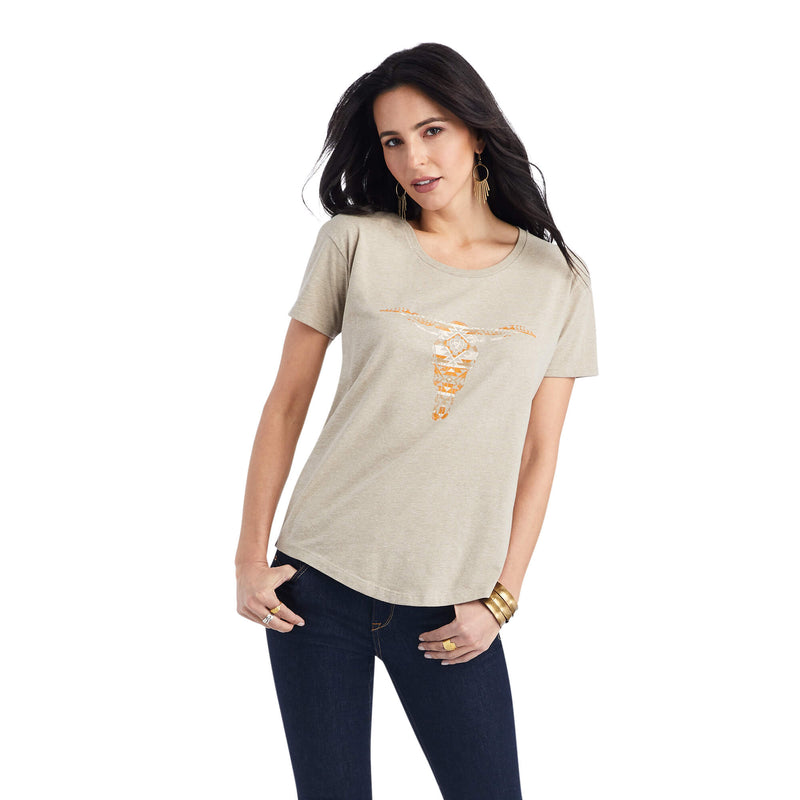 ARIAT Women's Blanket Skull SS Tee 10042718