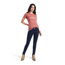 Camiseta de manga corta con estampado de trigo para mujer ARIAT 10042721 