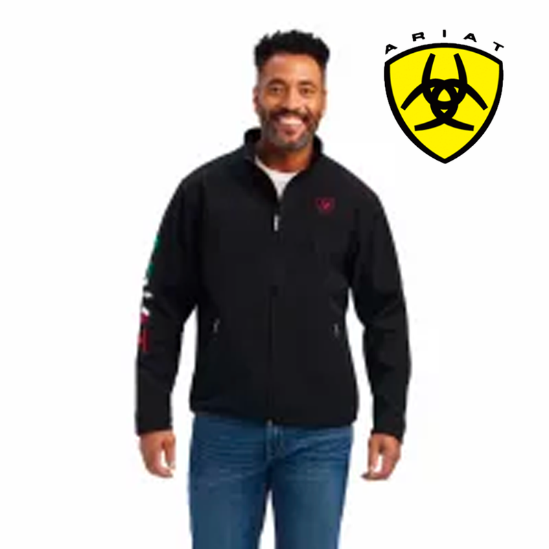 ARIAT Men's New Team Softshell Brand Mexico Jacket 10043055