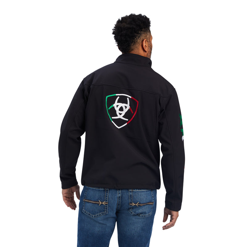 ARIAT Men's New Team Softshell Brand Mexico Jacket 10043055