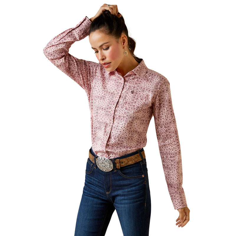 ARIAT Women's Wrinkle Resist Kirby Stretch Shirt 10043475