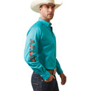 ARIAT Men's Team Logo Twill Fitted LS Shirt 10043569
