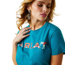 Camiseta de manga corta con logo Kickin de bota real para mujer de ARIAT 10043632 