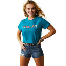 Camiseta de manga corta con logo Kickin de bota real para mujer de ARIAT 10043632 
