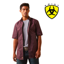 Camisa Irie de manga corta entallada para hombre de ARIAT 10043634