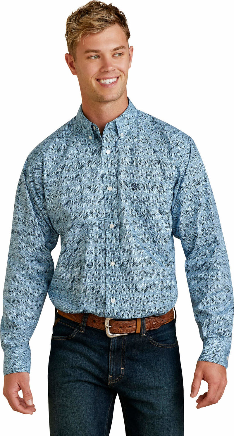 ARIAT Men's Iverson Fitted LS Shirt 10043636