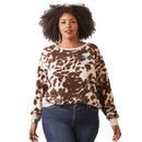 ARIAT Women's Real Hide Crew Sweatshirt 10043680