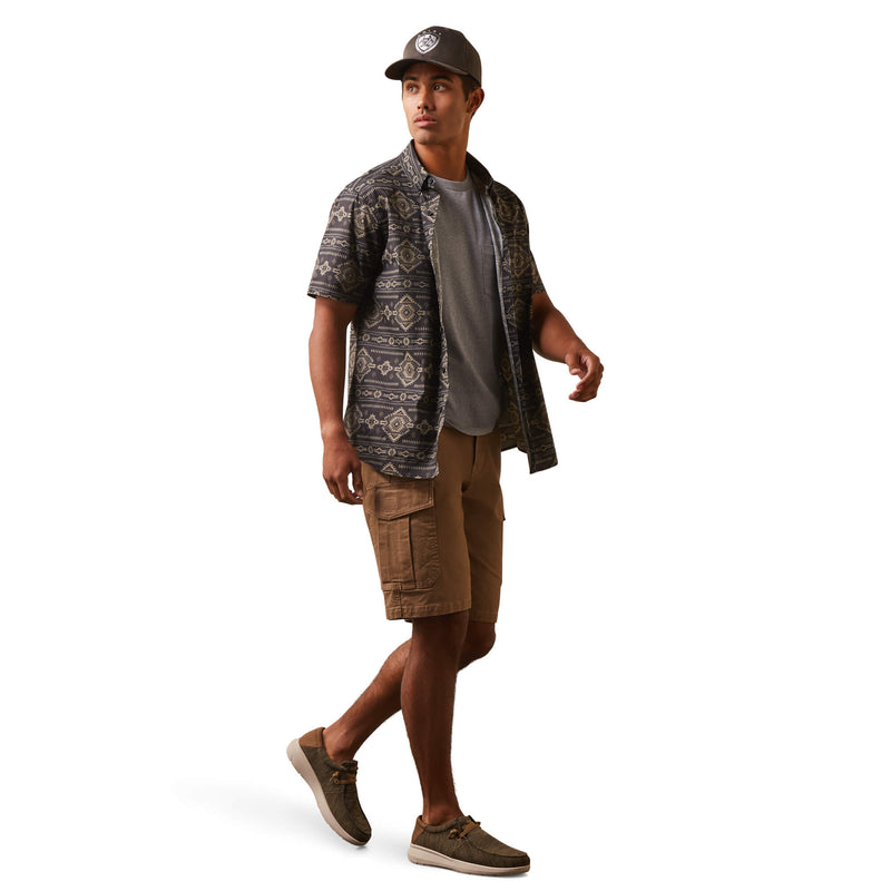 ARIAT Men's Wrinkle Resist Serape Island Stretch Modern Fit Shirt 10043705