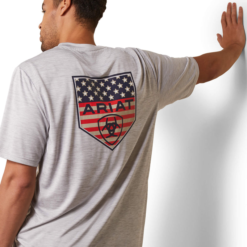 ARIAT Men's Charger Ariat Proud Shield T-Shirt 10043765