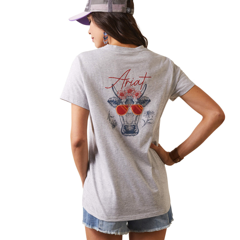 ARIAT Women's Real Cool Cow SS Tee 10043811