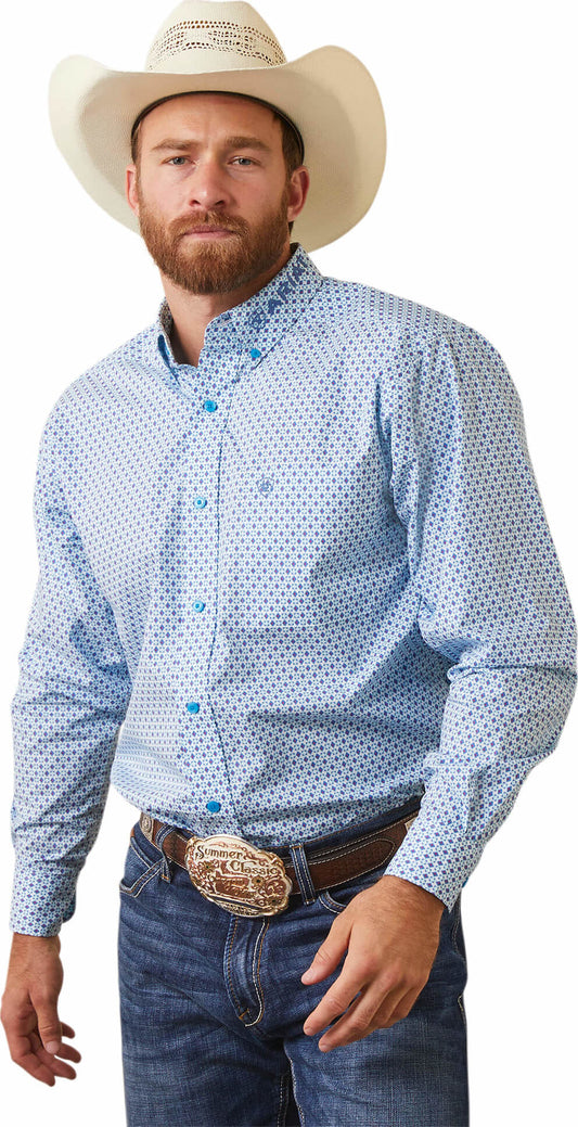 Camisa de manga larga ajustada Syed del equipo ARIAT para hombre 10043854