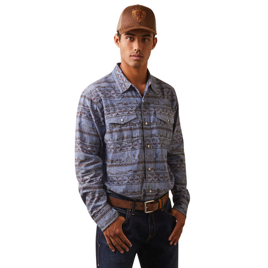 Camisa ARIAT Haddington de corte retro para hombre 10043892 
