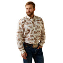 ARIAT Men's Wrinkle Resist Paniolo Western Aloha Stretch Classic Fit Shirt 10044020