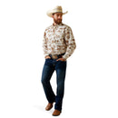 ARIAT Men's Wrinkle Resist Paniolo Western Aloha Stretch Classic Fit Shirt 10044020