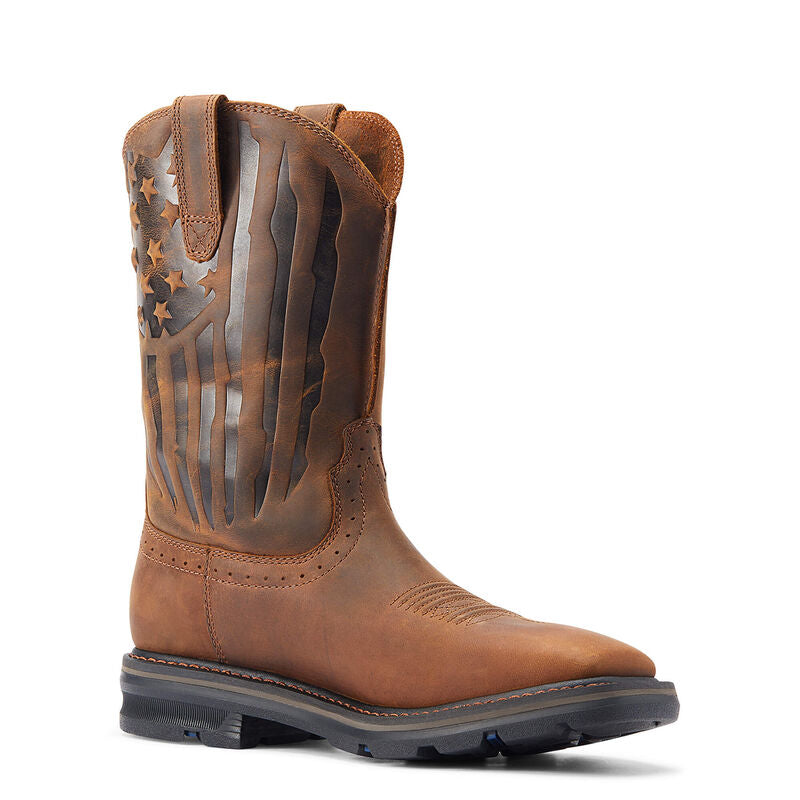 ARIAT Men's Sierra Shock Shield Patriot Work Boot 10044505