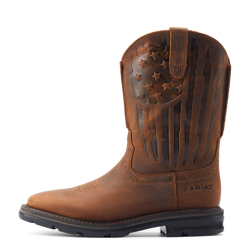 ARIAT Men's Sierra Shock Shield Patriot Work Boot 10044505