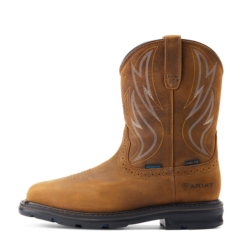ARIAT Men's Sierra Shock Shield Waterproof Steel Toe Work Boot 10044544