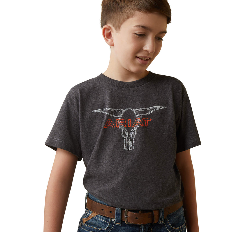 ARIAT Kid's Ariat Barbed Wire Steer T-Shirt 10044750