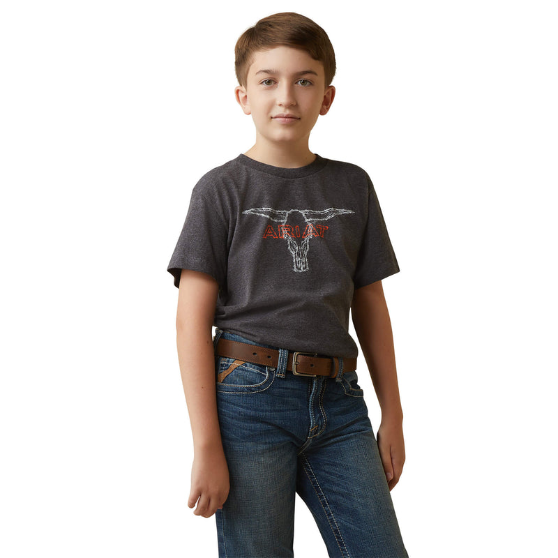 ARIAT Kid's Ariat Barbed Wire Steer T-Shirt 10044750