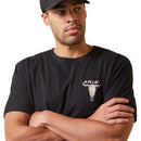 ARIAT Men's Ariat Steer Skull Flag T-Shirt 10044770