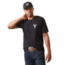 ARIAT Men's Ariat Steer Skull Flag T-Shirt 10044770