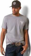 ARIAT Men's Steer Skull Flag Shirt 10044771