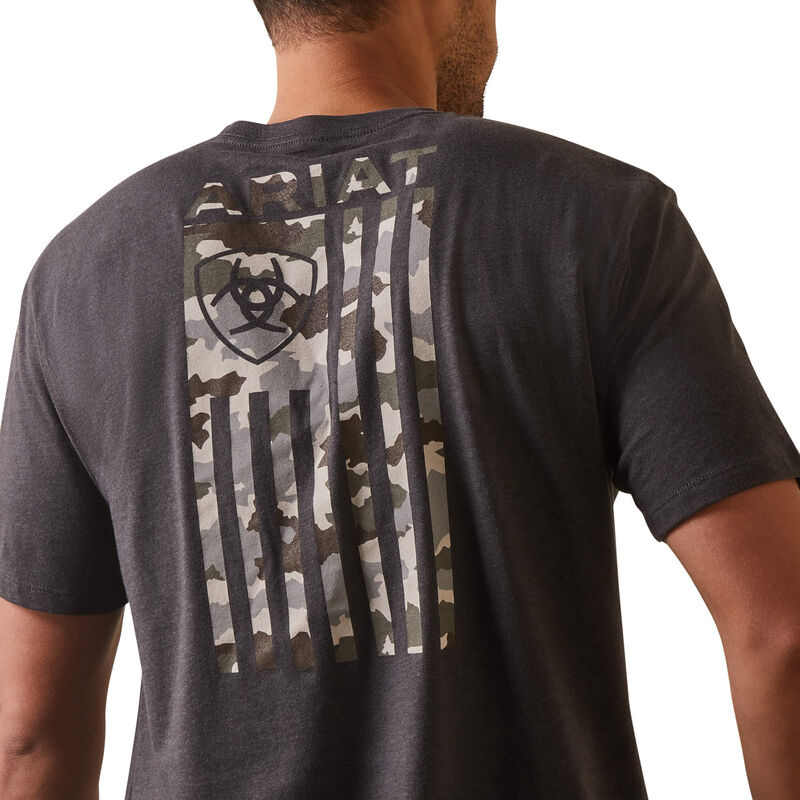 ARIAT Men's Tonal Camo Flag T-Shirt 10044778