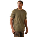 Camiseta ARIAT con estampado de camuflaje tonal para hombre 10044779 