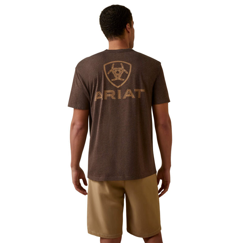 Camiseta ARIAT con bordado de escudo para hombre 10045288 