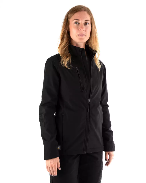 CATERPILLAR Women's Grid Fleece Bonded Softshell Work Jacket 1040004