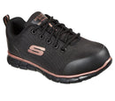 SKECHERS Work Sure Track - Zapatillas con puntera ajustable para mujer 108025 