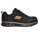 SKECHERS Work Sure Track - Zapatillas con puntera ajustable para mujer 108025 