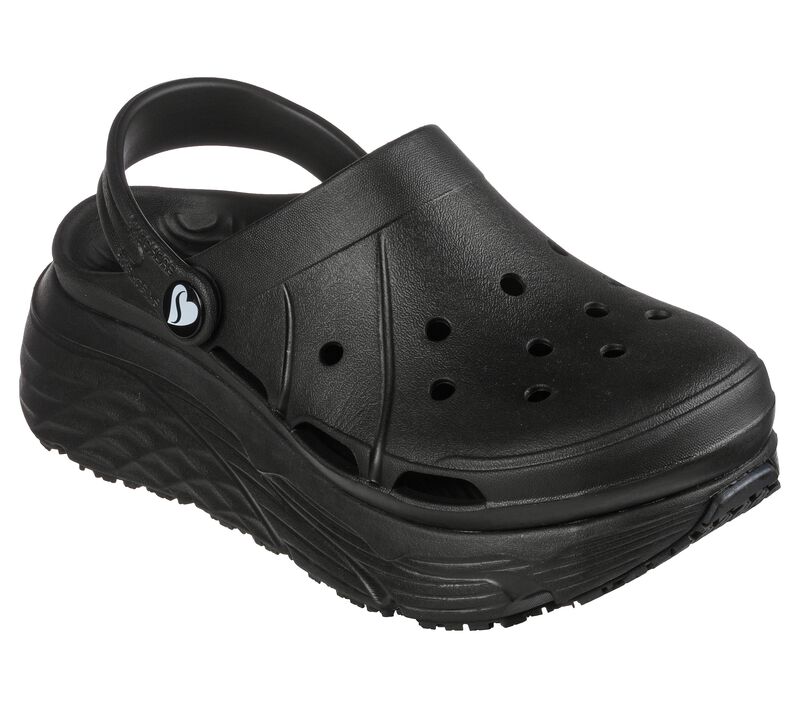 SKECHERS Women's Work Max Cushioning 2 Inch Height Slip Resistant Clog 108059