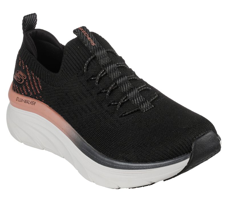 SKECHERS Women's Relaxed Fit: D'Lux Walker - Let it Glow 2 Inch 149366