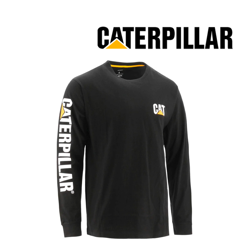 CATERPILLAR Men's Trademark Banner Long Sleeve T-Shirt 1510034