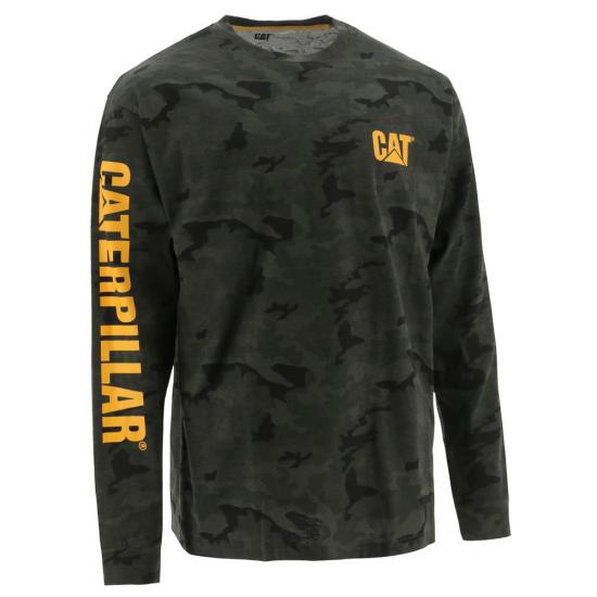 CATERPILLAR Men's Trademark Banner Long Sleeve T-Shirt 1510034