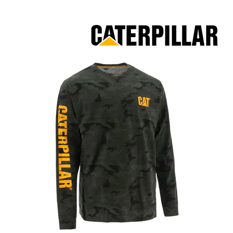 CATERPILLAR Men's Trademark Banner Long Sleeve T-Shirt 1510034