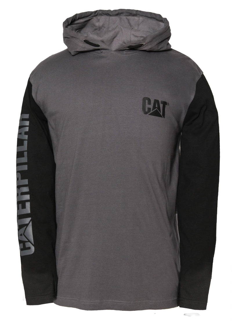 CATERPILLAR Men's UPF Hooded Banner L/S Tee 1510425