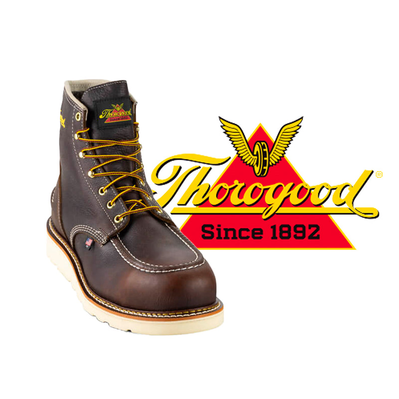 THOROGOOD Men's 1957 Series Waterproof 6 Inch Briar Pitstop Safety Toe 814-3600