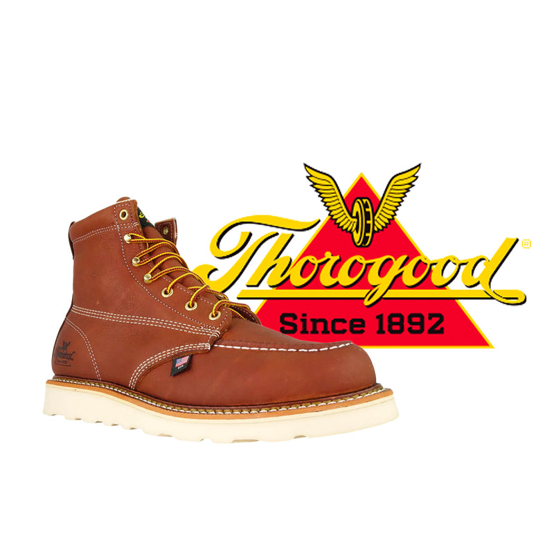THOROGOOD Men's American Heritage – 6 Inch Tobacco Moc Toe 814-4200