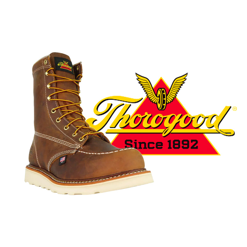 THOROGOOD Men's American Heritage 8 Inch Trail Crazyhorse 814-4178