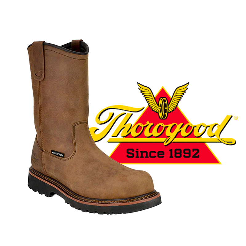 THOROGOOD V-Series Waterproof Wellington Crazyhorse Safety Toe 804-3239