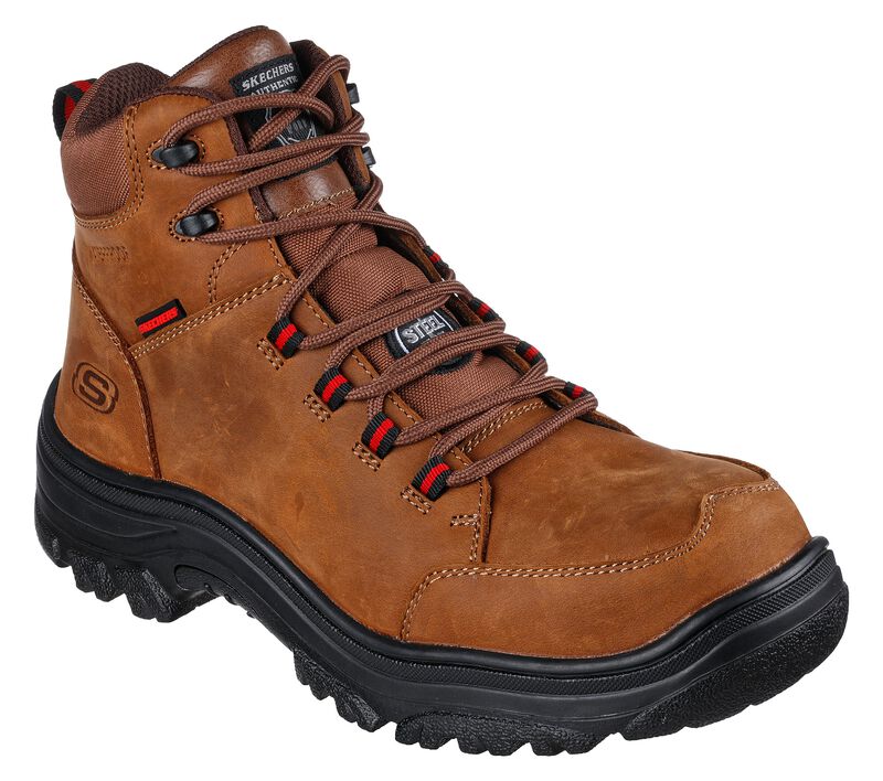 SKECHERS Men's Work Burgin-Benafick 5 Inch Steel Toe Waterproof 200123