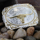Two-Tone Cowboy Cameo With Longhorn 25815-767