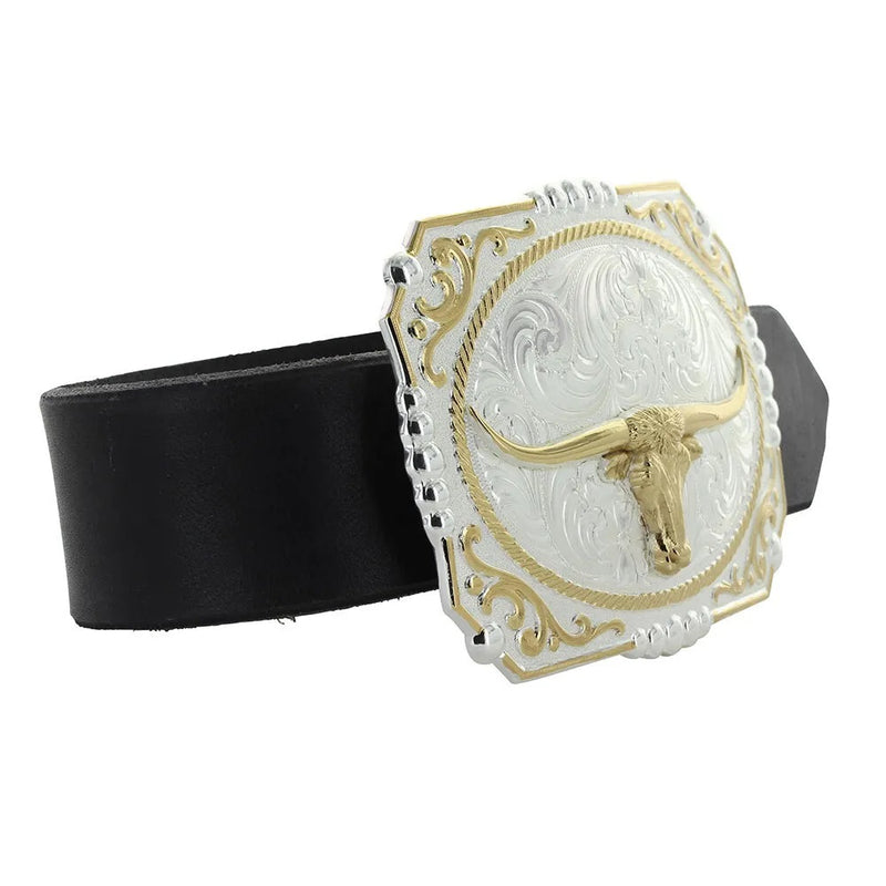 Two-Tone Cowboy Cameo With Longhorn 25815-767
