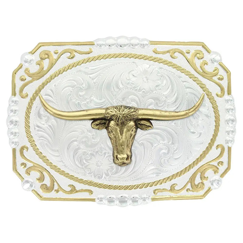 Two-Tone Cowboy Cameo With Longhorn 25815-767