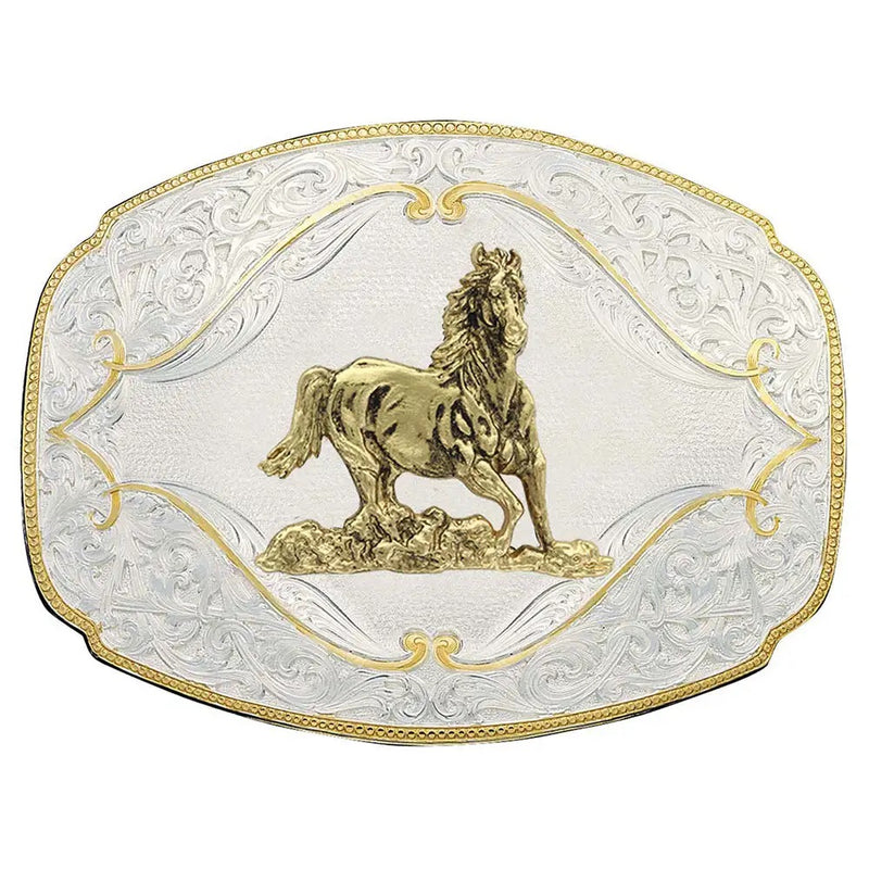 MONTANA Men's Western Belt Buckle Gallo Horse 2920-463