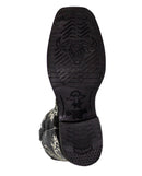 Bota vaquera de punta cuadrada estilo rodeo EL GENERAL para hombre 34313