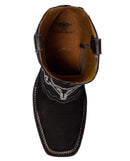Bota vaquera de punta cuadrada estilo rodeo EL GENERAL para hombre 34313